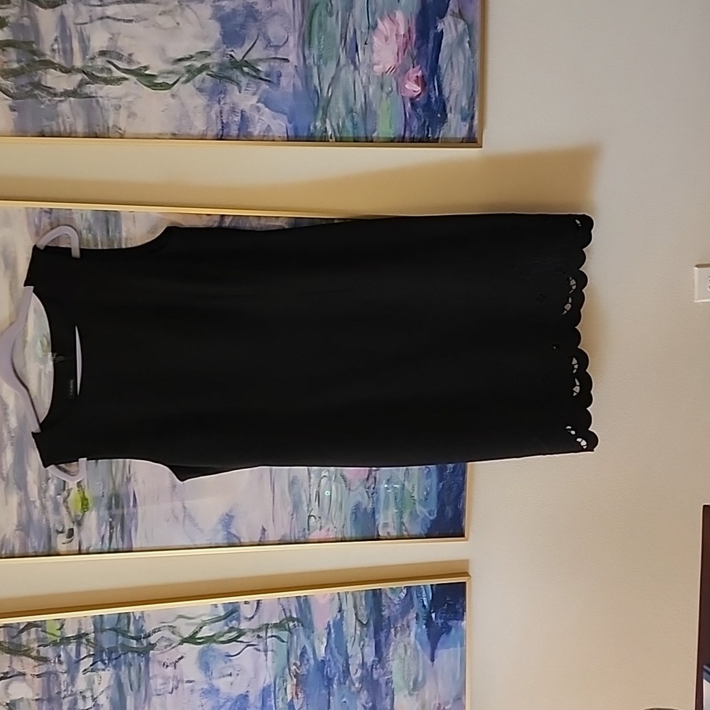 NWT Talbots LBD. Embroidery on the bottom hem.
